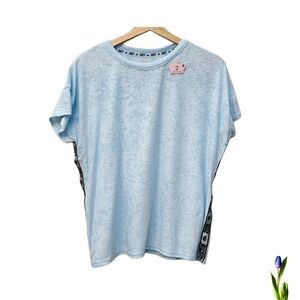 Juicy Couture Light Blue Pajama Top Terry Fabric